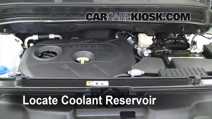 2012 Kia Soul ! 2.0L 4 Cyl. Coolant (Antifreeze) Check Coolant Level